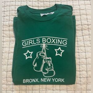 Rachel Green (Friends) Girls Boxing Bronx, New York Shirt, Size Small